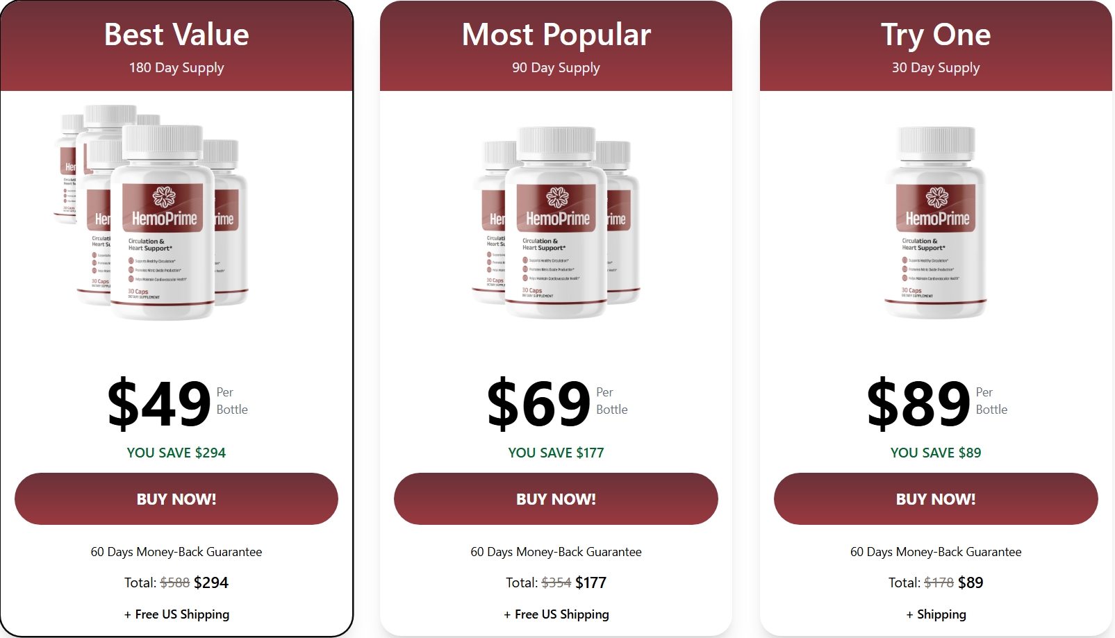 HemoPrime Price
